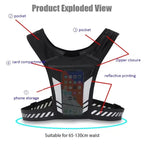 Running vest phone holder