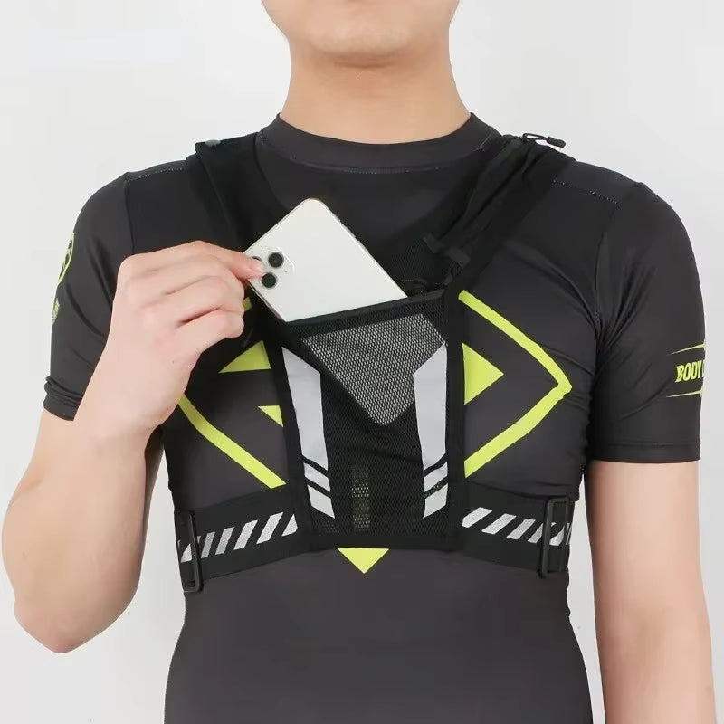 Running vest phone holder