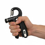 5-60Kg Adjustable Grip Strength Trainer with Finger Exerciser Hand Grip Strengthener for Muscle Building and Injury Recover